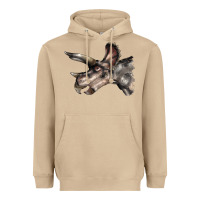 Mushroom Triceratops Horridus Face Heavyweight Hoodie - LillyAllenDesigns