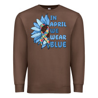 Chestnut in april we wear blue Premium Sweatshirt - MaliasSmallBusiness