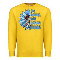 Lemon in april we wear blue Premium Sweatshirt - MaliasSmallBusiness