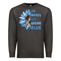 Smoke in april we wear blue Premium Sweatshirt - MaliasSmallBusiness