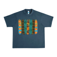Midnight Navy thanksgiving brushstrokes Urban Heavy Tee - RanaPortraitStore