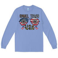 Colony Blue small town usa Long Sleeve Tee - CowhideDigitalArt