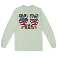 Matcha small town usa Long Sleeve Tee - CowhideDigitalArt