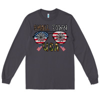 Smoke small town usa Long Sleeve Tee - CowhideDigitalArt
