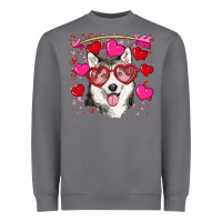 Storm Valentine's day husky Heavyweight Sweatshirt - RanaPortraitStore