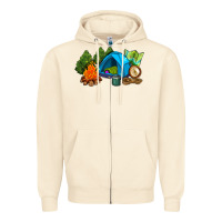 Sandshell camp in the woods Zipper Hoodie - AdoDesignShop