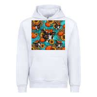 White autumn pumpkins holstein cow Urban Hoodie - Jasminsmagicworld