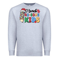 Heather Grey i teac au some kids Premium Sweatshirt - MaliasSmallBusiness