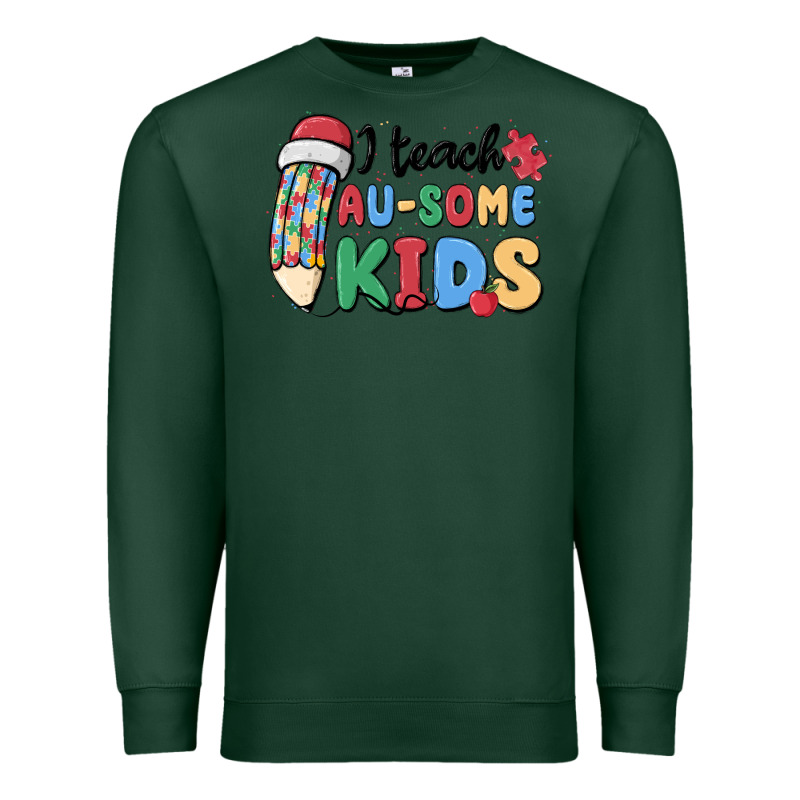 I Teac Au Some Kids Premium Sweatshirt by MaliasSmallBusiness | Teevron