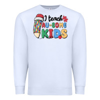 White i teac au some kids Premium Sweatshirt - MaliasSmallBusiness