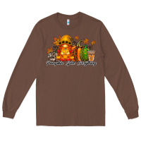 Chestnut Pumpkin Spice Everything Long Sleeve Tee - RacoonDesign