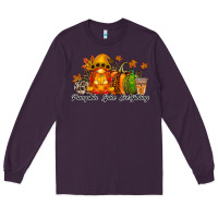 Plum Pumpkin Spice Everything Long Sleeve Tee - RacoonDesign