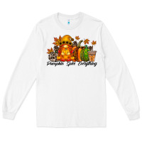 White Pumpkin Spice Everything Long Sleeve Tee - RacoonDesign