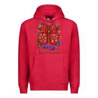 Cardinal Merry crocmas Premium Hoodie - NancyCooperArtShop