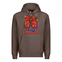 Coffee Merry crocmas Premium Hoodie - NancyCooperArtShop