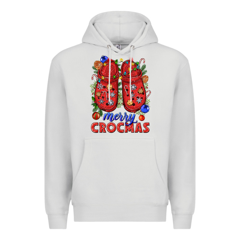 Merry Crocmas Premium Hoodie by NancyCooperArtShop | Teevron