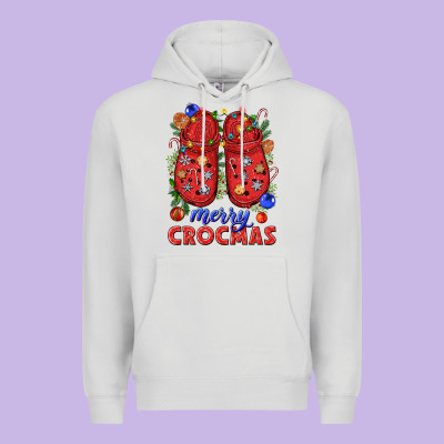 Merry Crocmas Premium Hoodie Designed By Nancycooperartshop