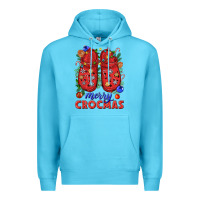 Ocean Blue Merry crocmas Premium Hoodie - NancyCooperArtShop