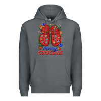 Rock Merry crocmas Premium Hoodie - NancyCooperArtShop