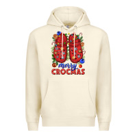 Sandshell Merry crocmas Premium Hoodie - NancyCooperArtShop