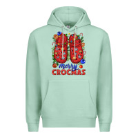 Seafoam Merry crocmas Premium Hoodie - NancyCooperArtShop