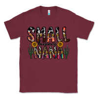 Burgundy small business nana Classic Tee - CowhideDigitalArt