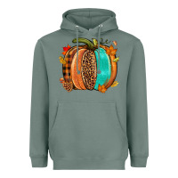 Sage Fall leopard pumpkin Heavyweight Hoodie - NancyCooperArtShop