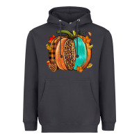 Smoke Fall leopard pumpkin Heavyweight Hoodie - NancyCooperArtShop
