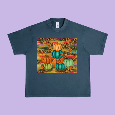 Pumpkin Urban Heavy Tee Designed By Ranaportraitstore