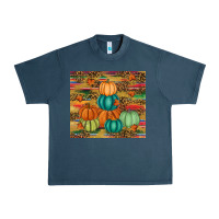 Midnight Navy pumpkin Urban Heavy Tee - RanaPortraitStore