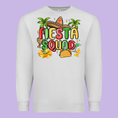 Fiesta Squad Premium Sweatshirt Designed By Maliassmallbusiness