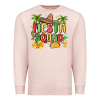 Pale Pink fiesta squad Premium Sweatshirt - MaliasSmallBusiness