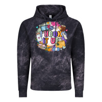 Cloud Black i hook it up  sewing Vintage Hoodie - Zillion Design Studio