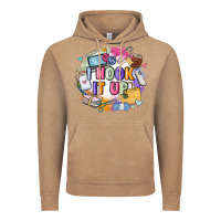 Vintage Coffee i hook it up  sewing Vintage Hoodie - Zillion Design Studio