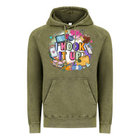Vintage Olive i hook it up  sewing Vintage Hoodie - Zillion Design Studio