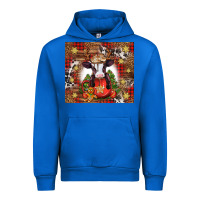 Cobalt Christmas baby cow hot cocoa Urban Hoodie - Jasminsmagicworld