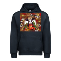 Navy Christmas baby cow hot cocoa Urban Hoodie - Jasminsmagicworld