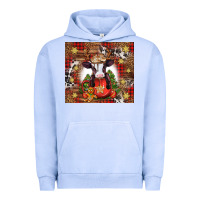 Pigment Grape Ice Christmas baby cow hot cocoa Urban Hoodie - Jasminsmagicworld