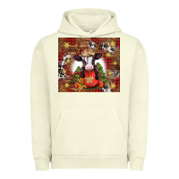 Pigment Pistachio Christmas baby cow hot cocoa Urban Hoodie - Jasminsmagicworld