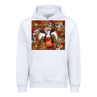 White Christmas baby cow hot cocoa Urban Hoodie - Jasminsmagicworld