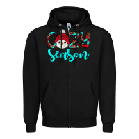 Black cozy season Zipper Hoodie - JahusDesignShop