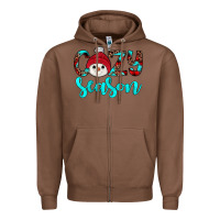 Chestnut cozy season Zipper Hoodie - JahusDesignShop