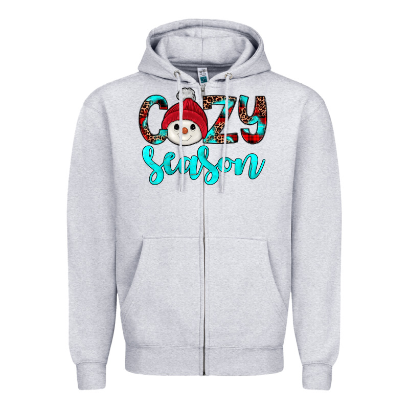 Cozy Season Zipper Hoodie by JahusDesignShop | Teevron