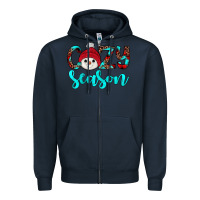 Navy cozy season Zipper Hoodie - JahusDesignShop
