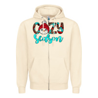 Sandshell cozy season Zipper Hoodie - JahusDesignShop