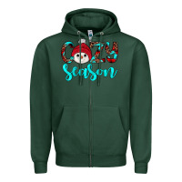 Sports Green cozy season Zipper Hoodie - JahusDesignShop
