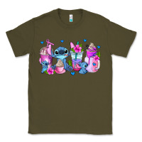 Army Green stitch coffee cups Classic Tee - AdoDesignShop