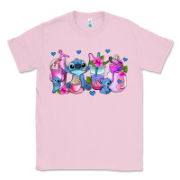 Bubblegum Pink stitch coffee cups Classic Tee - AdoDesignShop