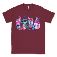 Burgundy stitch coffee cups Classic Tee - AdoDesignShop