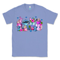 Colony Blue stitch coffee cups Classic Tee - AdoDesignShop